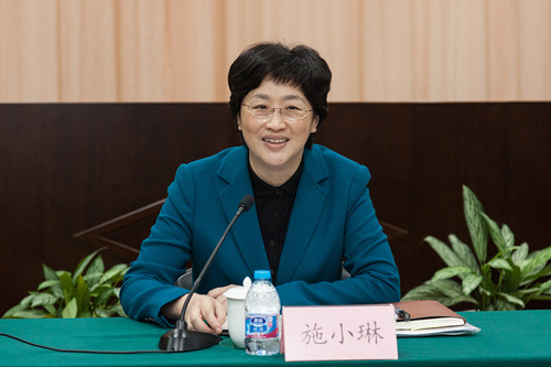 市委常委统战部部长施小琳同志调研市研发平台中心上海专利商标事务所