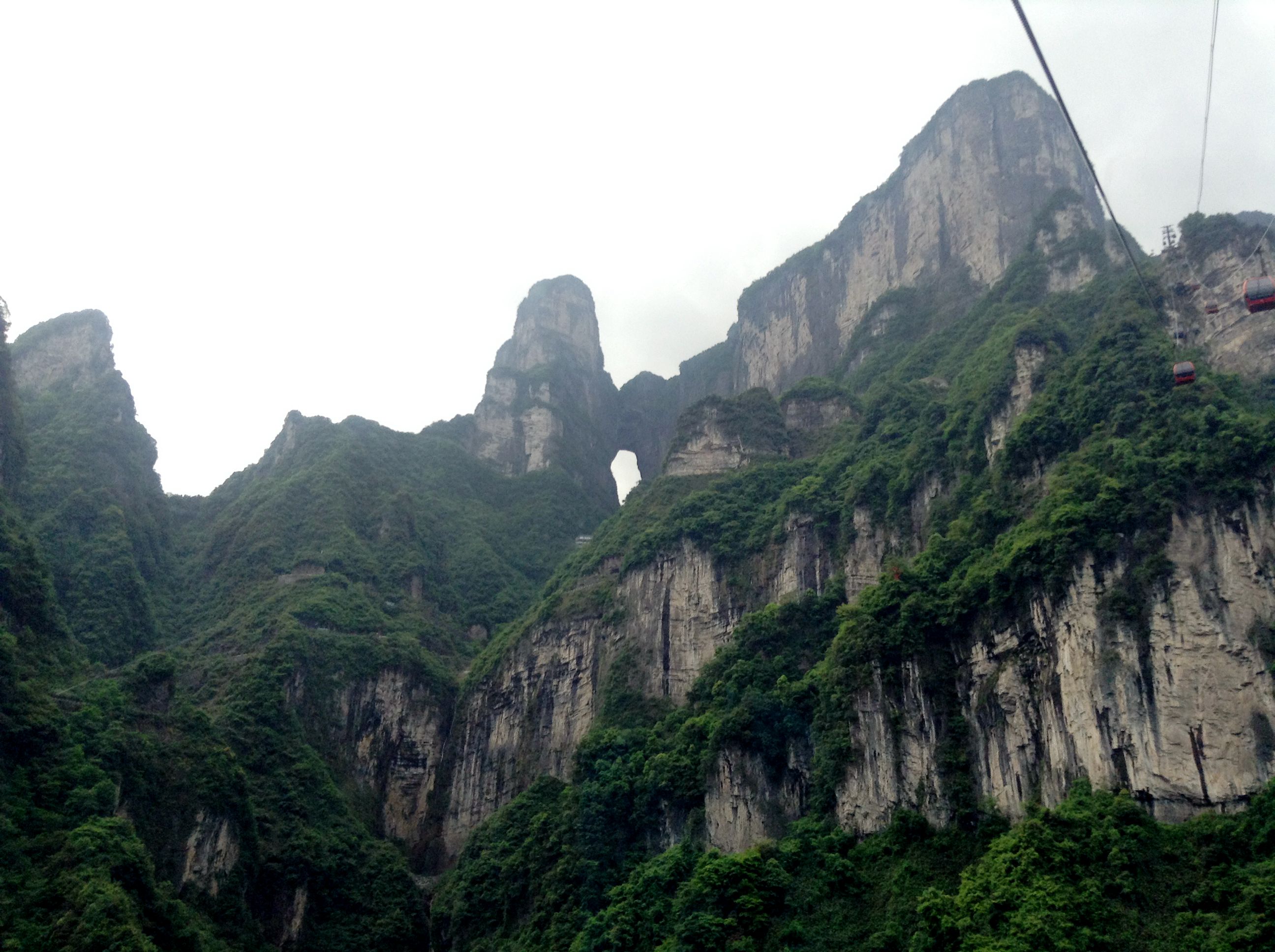 上海科技党建-张家界天门山及其天门洞
