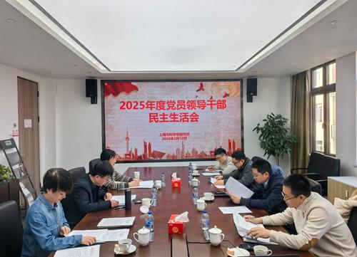 2025年民主生活会